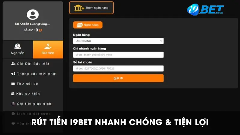 Đánh giá quá trình rút tiền I9BET.